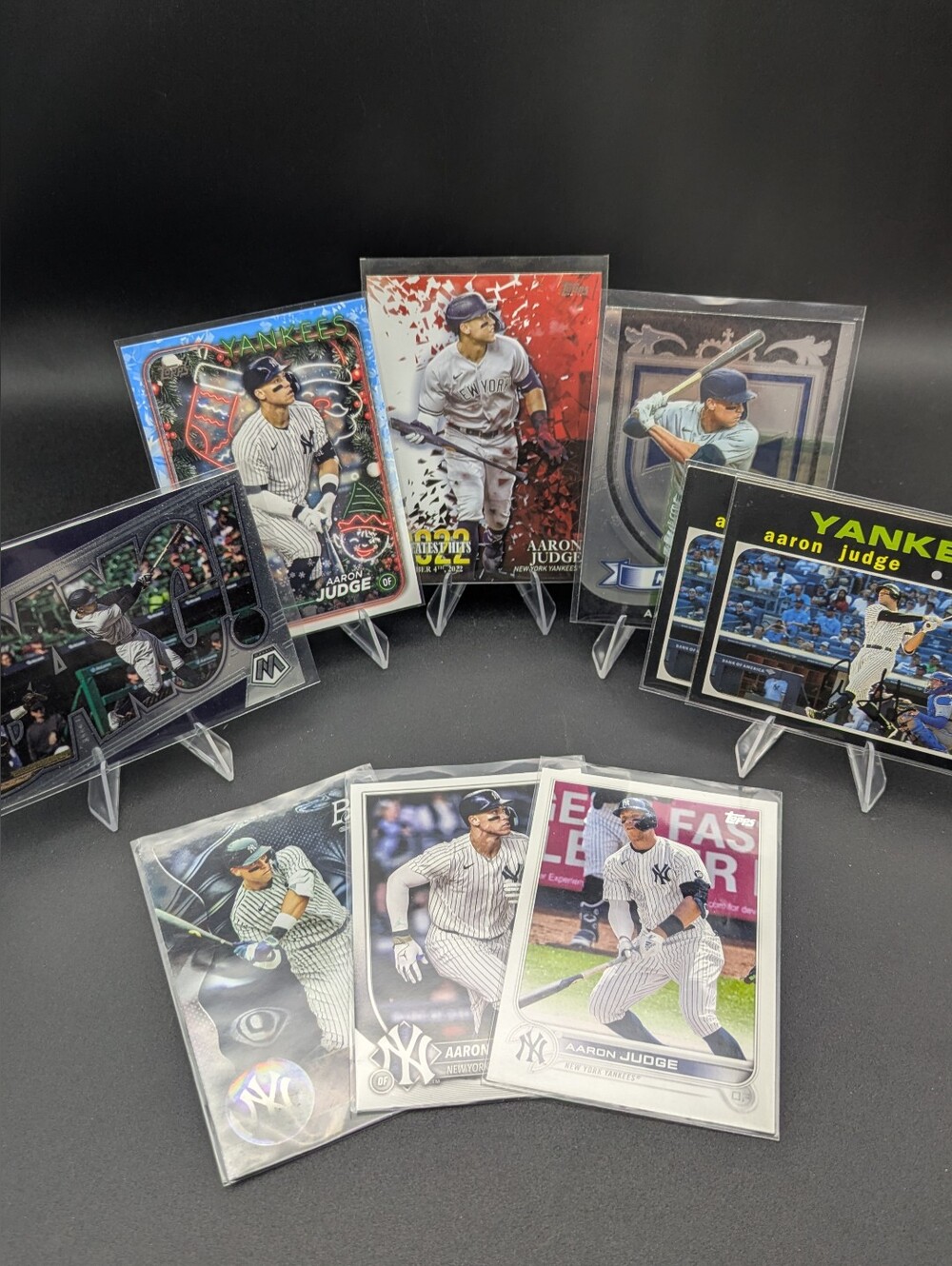 Aaron Judge Topps Holiday Crusade BANG! Insert Heritage Bowman Platinum Lot x9